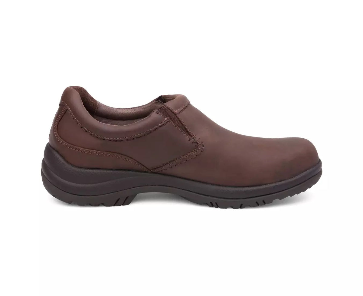 Dansko Men's Wynn Slip-On - Leather Casual Shoes With Rocker Bottom & Removable Footbed - View #5
