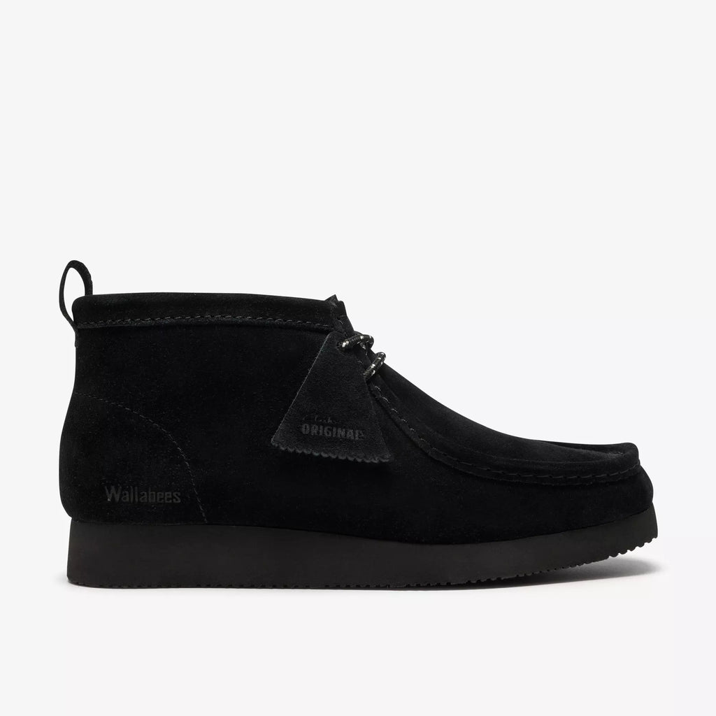 Clarks Men's Walla Boot Lite Black/Black Suede 26328722 – THE SHOE