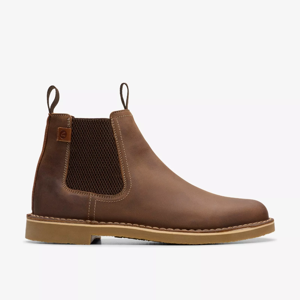 Clarks chelsea boots beeswax clearance