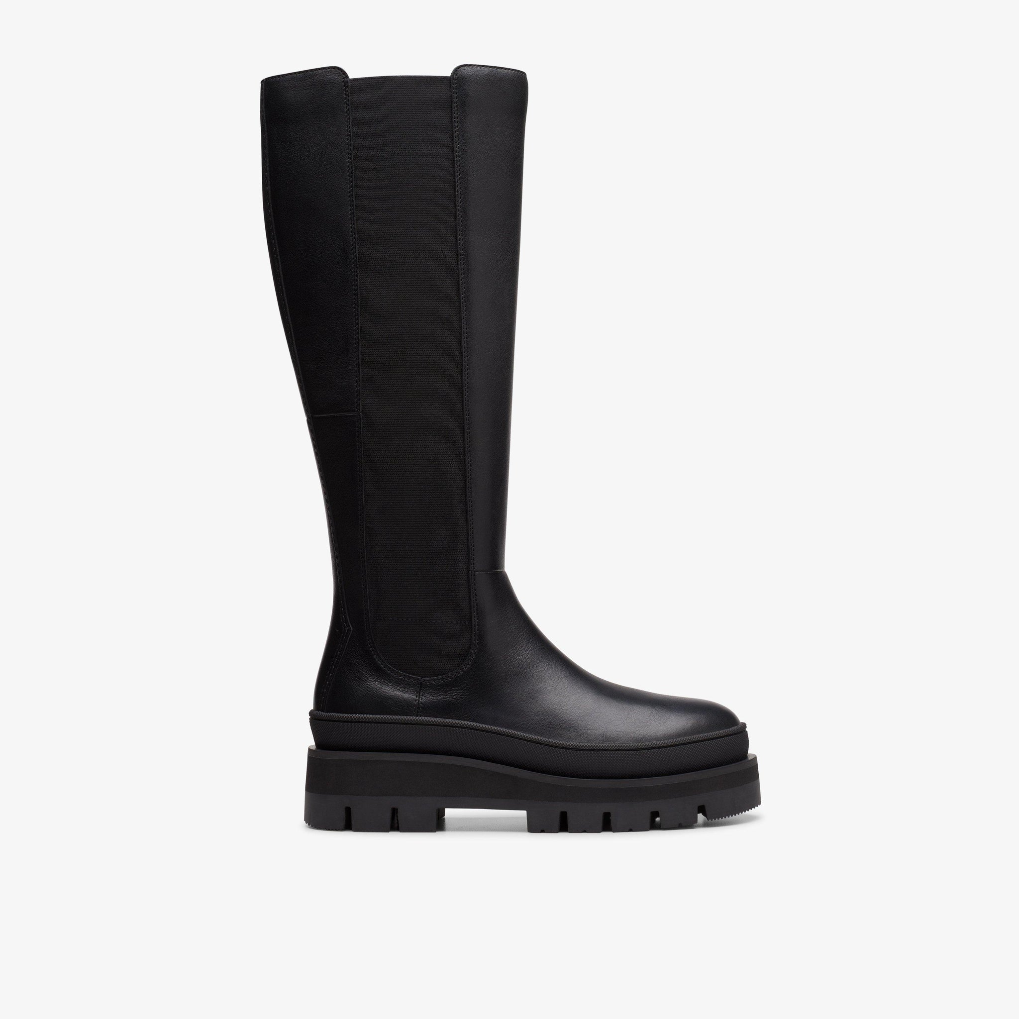 Clarks ブラック Clarks CLARKS WALLABEE BOOT GORE-TEX BLACK LEATHER 26146260