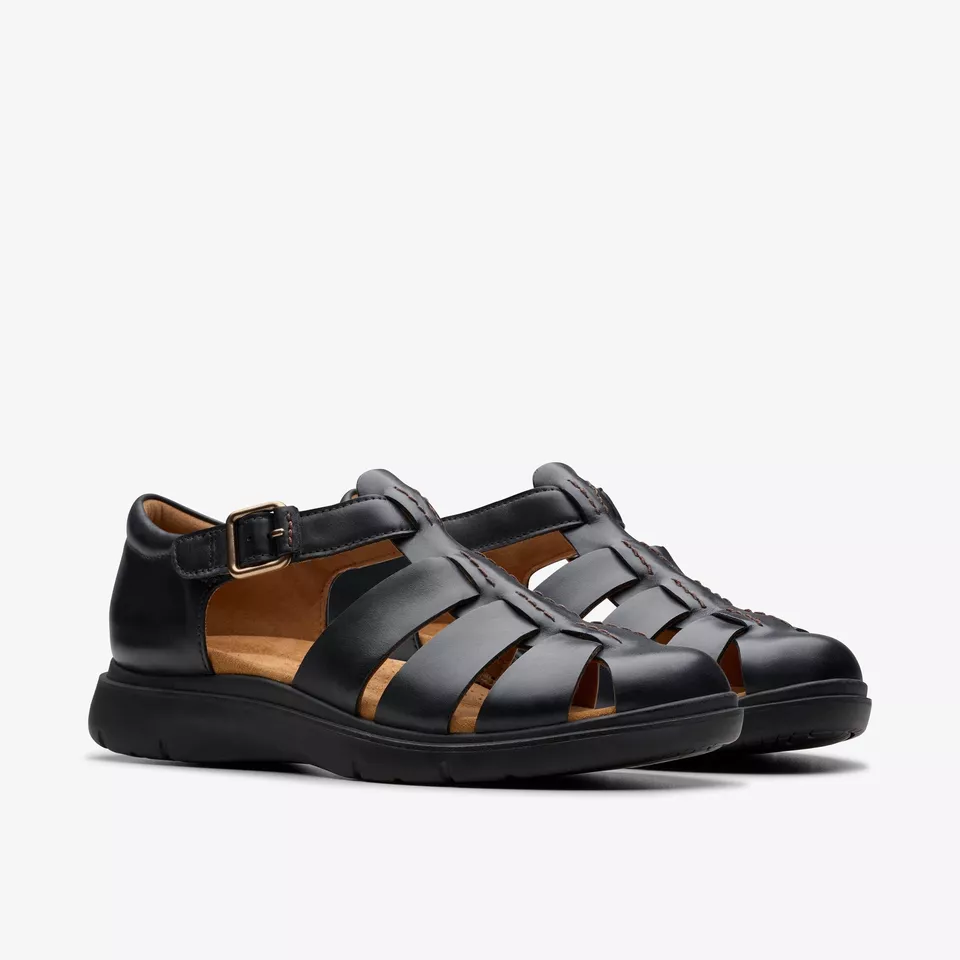 【Clarks】クラークス Sultan Sun サルタンサン アクティブエア Clarks Women's Certina Sun Black Leather 26181887 – THE SHOE PLAZA