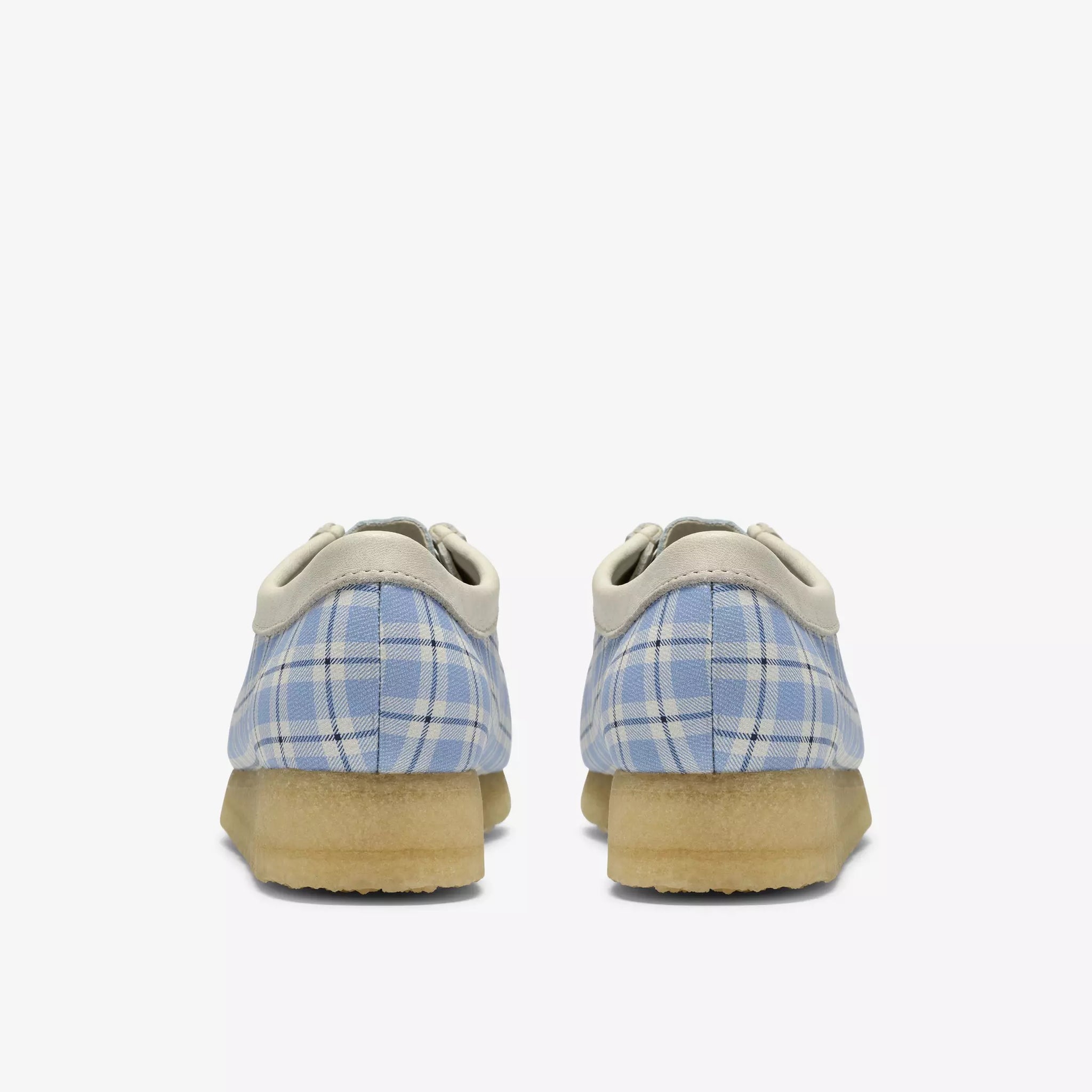 Clarks Women's Wallabee Blue Check 26185614 – THE SHOE PLAZA
