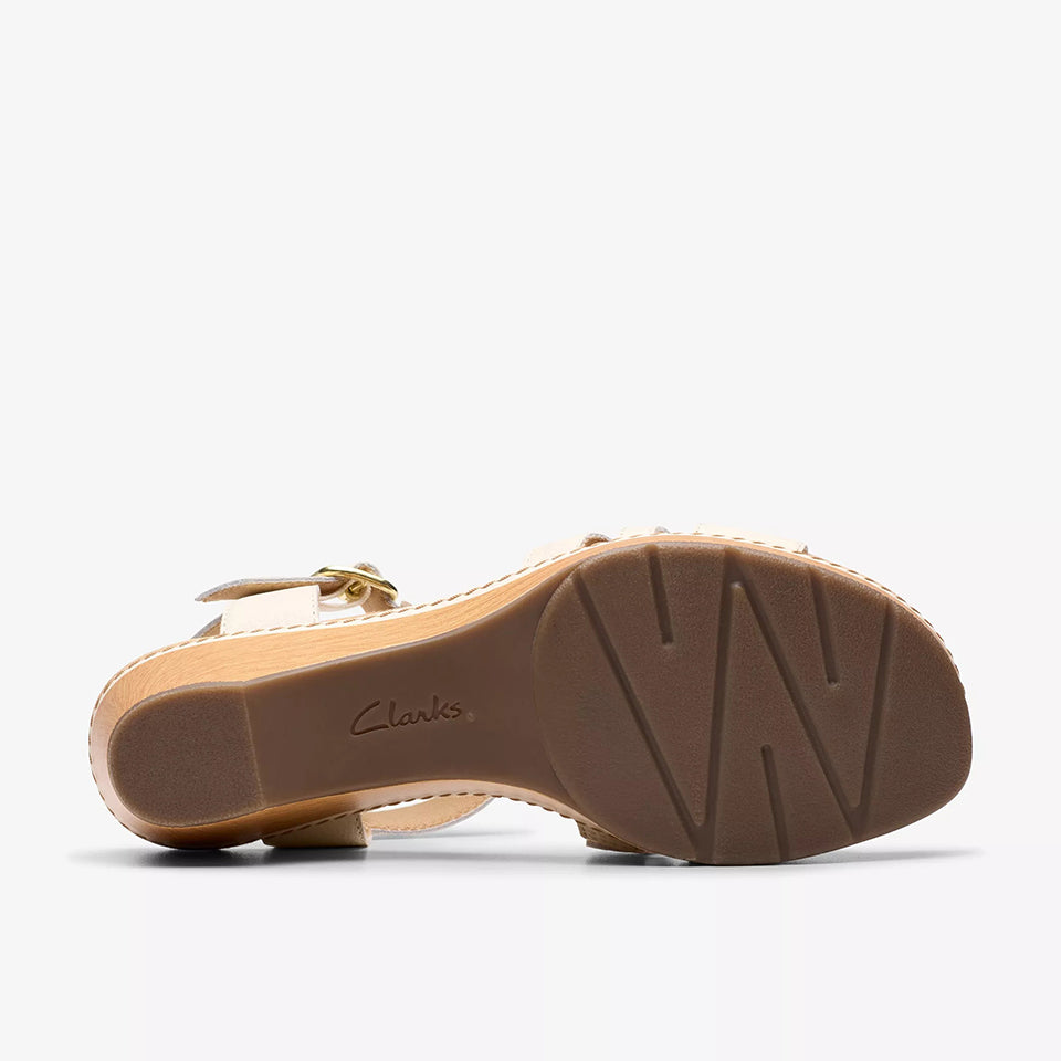 Clarks Women's Seannah Madi Cream Leather 26181949 – THE SHOE PLAZA