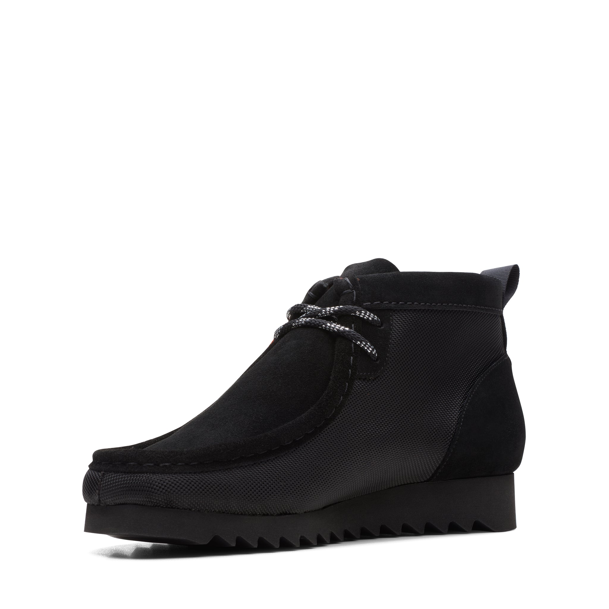 Clarks Mens Wallabee FTRE Boots Black Combi – THE SHOE PLAZA