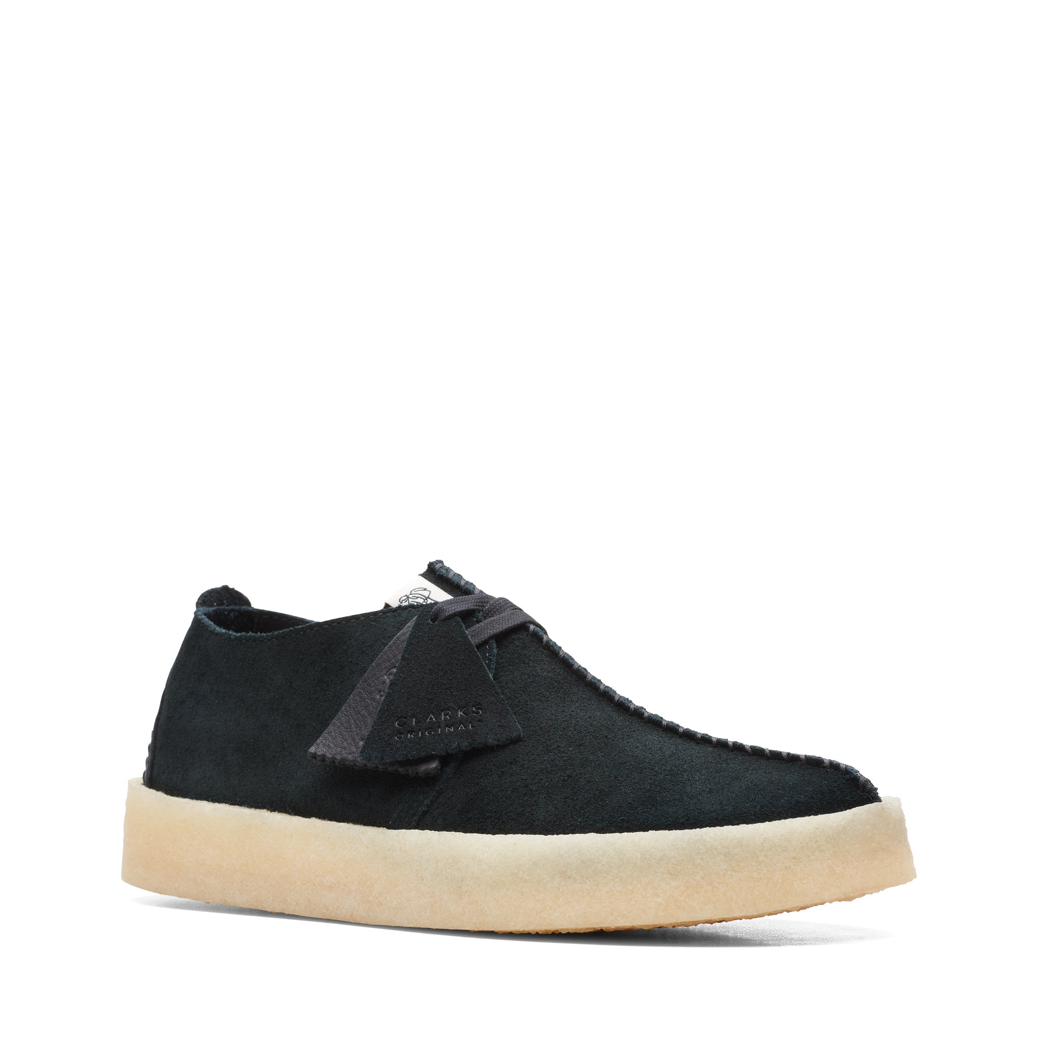 Clarks Men's Shoes Desert Trek Cup Black Suede 26165826 – THE SHOE