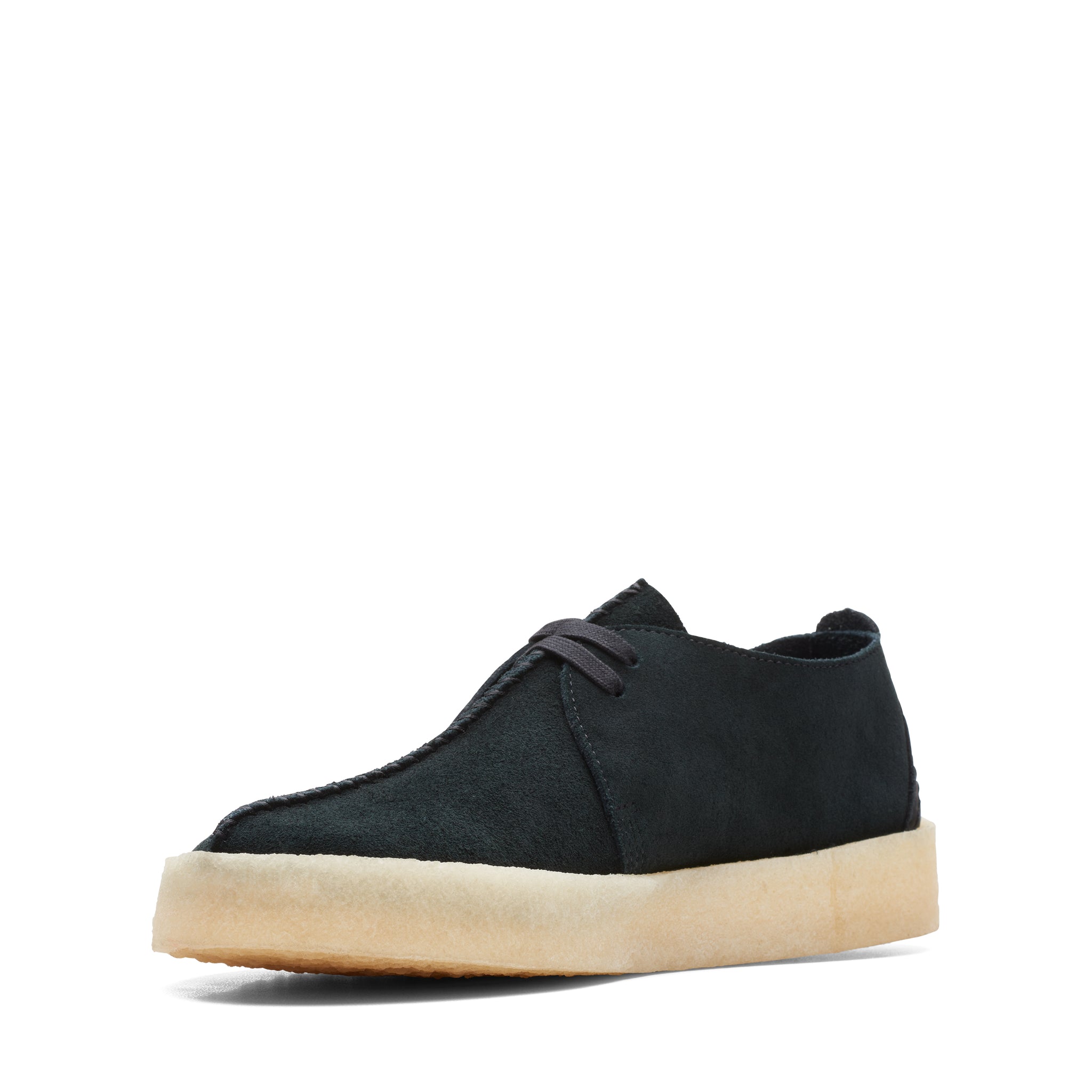Clarks Men's Shoes Desert Trek Cup Black Suede 26165826 – THE SHOE