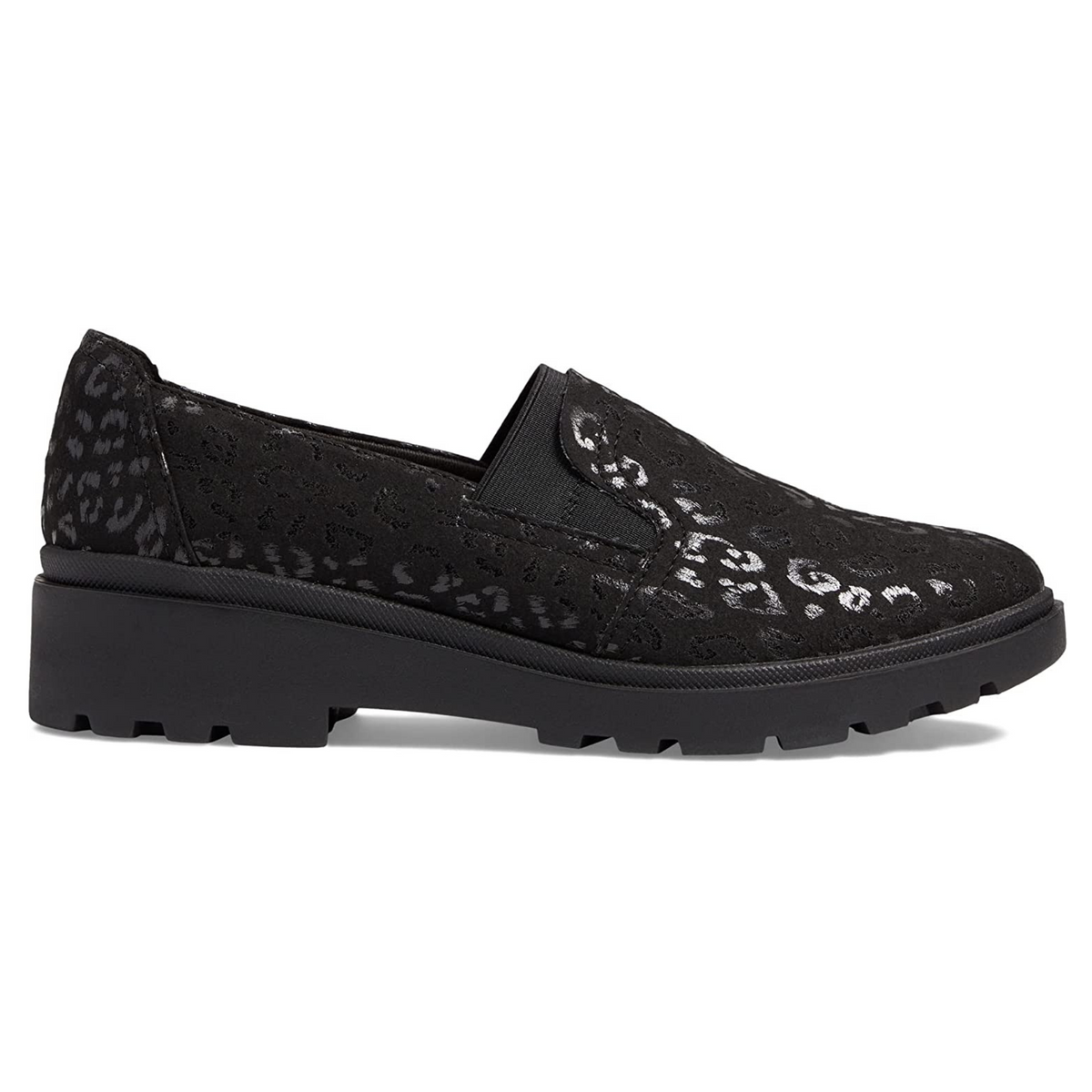 Clarks Women's Calla Rae Black Textile – THE SHOE PLAZA